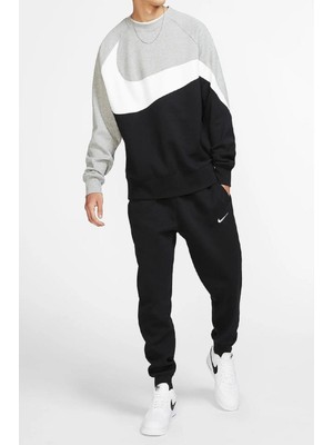 Nike Sportswear Fleece Jogger Taper Leg Dar Kesim Eşofman Altı Şardonlu Polarlı Siyah