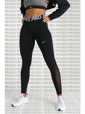 Nike Pro Tigh Fit Full Length Leggings Toparlayıcı Tam Boy Siyah Tayt
