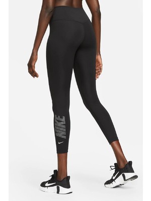 Nike One Diamond Shine 7/8 Leggins 2 Cepli Yapay Elmaslı Toparlayıcı Tayt