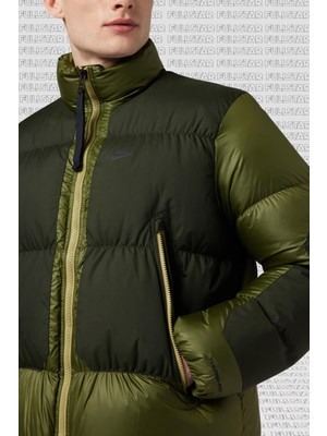 Nike Sportswear Therma Fit Puffer Down Fill Jacket Kaz Tüyü Haki Mont