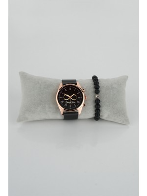 Stony Sevgili Saati Sonsuza Dek Sonsuzluk Tasarım Romen Rakam Kadın Kol Saati Bileklik Hediye