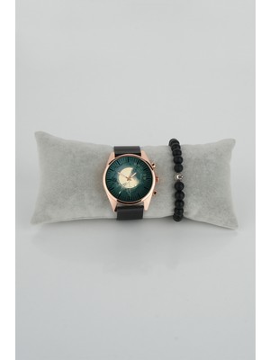 Stony Sanatsal Tasarım Model 3 Romen Rakam Kadran Kadın Kol Saati Bileklik Hediye