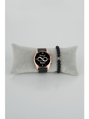 Stony Sevgili Saati Sonsuzluk Amblem Sonsuza Kadar Erkek Kol Saati Bileklik Hediye