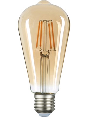Avizevi 4 Wt LED Rustik Ampül Gün Işığı 14 cm Yükseklik 6.4 cm Genişlik Özellikli Aydınlatma