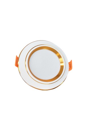 Lightech 5W Sıva Altı LED Panel Spot Armatür Beyaz-Altın Kasa