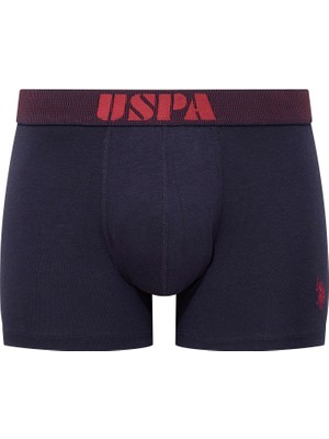 U.S. Polo Assn. Erkek Bordo-Lacivert-Antrasit 3'lü Boxer 80521