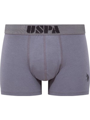 U.S. Polo Assn. Erkek Bordo-Lacivert-Antrasit 3'lü Boxer 80521