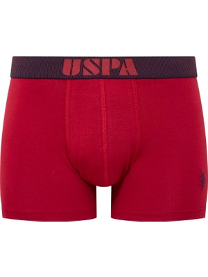 U.S. Polo Assn. Erkek Bordo-Lacivert-Antrasit 3'lü Boxer 80521