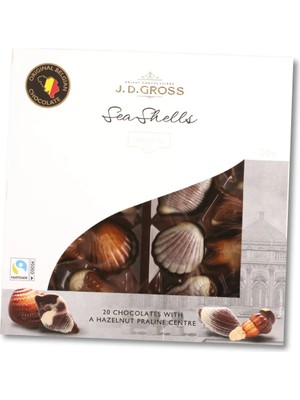 J.D. Gross Belgian Chocolate Sea Shells Deniz Kabuğu 250 gr