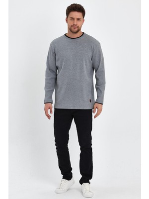 Alexander Gardi Alexandergardı Bisiklet Yaka Garnili Sweatshirt (E22-72300)