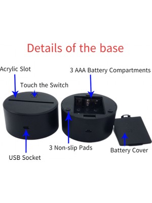 Aqqogib Yaratıcı Kabak Modeli 3D Görsel Gece Işık LED 16 Renk Uzaktan Kumanda Atmosfer Masa Lambası USB Uyku Aydınlatma Yatak Odası Dekor Çocuklar Hediye (Stil 3) (Yurt Dışından)