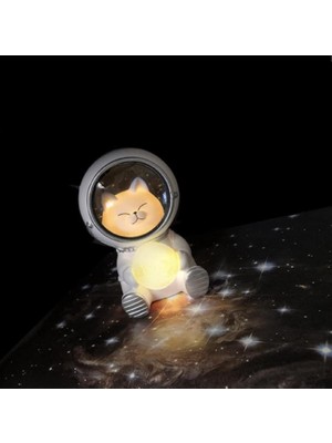 Aqqogib Astronot Hayvan Gece Işık;ht Sevimli Spaceman LED Işık;ht Yaratıcı USB Pet Astronot Lamba Pet Ay Spaceman Masa Lambası Dekorasyon Işık Çocuklar Için Ht (Köpek) (Yurt Dışından)