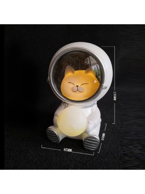 Aqqogib Astronot Hayvan Gece Işık;ht Sevimli Spaceman LED Işık;ht Yaratıcı USB Pet Astronot Lamba Pet Ay Spaceman Masa Lambası Dekorasyon Işık Çocuklar Için Ht (Köpek) (Yurt Dışından)