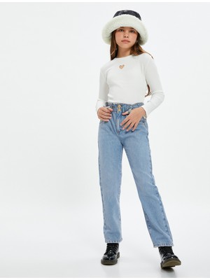 Koton Dar Paça Kot Pantolon Pamuklu - Skinny Jean Beli Ayarlanabilir Lastikli