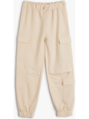 Koton Paraşüt Pantolon Beli Bağlamalı Yan Cep Detaylı