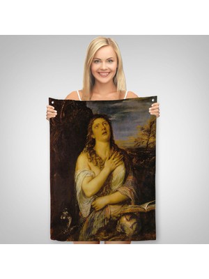 Ne Verelim Size Titian Tiziano Vecellio'un 'tövbe Eden Magdalene' Eseri Duvar Örtüsü - HALISI-5125