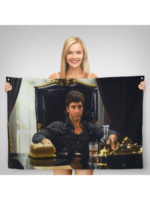 Ne Verelim Size Scarface Alpacino Italyan Mafya Kanvas Duvar ÖRTÜSÜ-HALISI-5137 