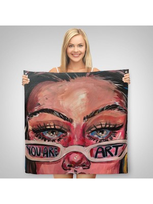 Ne Verelim Size You Are Art Kanvas Duvar Örtüsü-Halısı, Pop ART-5862 