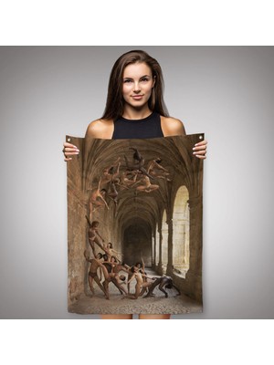 Ne Verelim Size Rob Woodcox Insan Dalgasi Adlı Eseri Duvar ÖRTÜSÜ-HALISI-6389