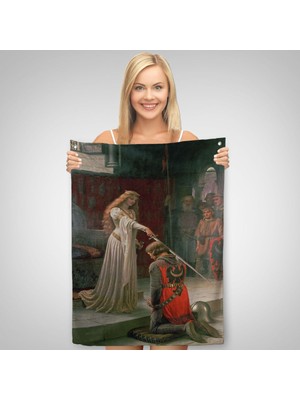 Ne Verelim Size Edmund Leighton The Accolade Dekoratif Duvar Örtüsü - HALISI-6130