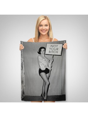 Ne Verelim Size Kadın Hakları Feminist Vintage Kadın Duvar Örtüsü - HALISI-5235