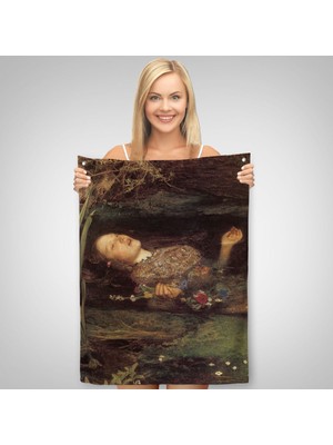 Ne Verelim Size Shakespeare'in Ophelia'sı Hamlet Dekoratif Duvar Örtüsü - HALISI-6319