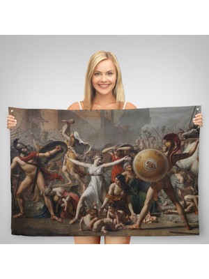 Ne Verelim Size Antik Roma'da Sabineli Kadınların Müdahalesi Duvar Örtüsü-Halısı -6550