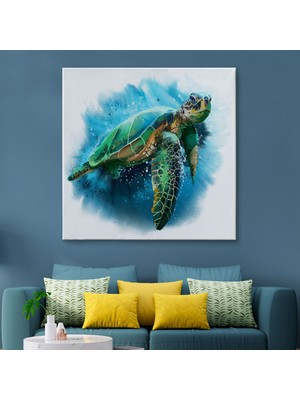Ne Verelim Size Caretta Caretta Dekoratif Kanvas Tablo-5812
