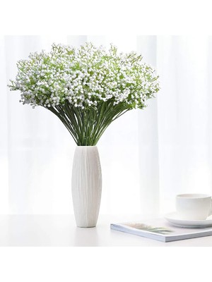 Ganbao Kırmızı 1 Adet 1/3/5 Adet 52 cm Beyaz Bebek Nefes Yapay Çiçekler Gypsophila Dıy Buket Düğün Parti Ev Dekorasyon Için Plastik Sahte Çiçekler (Yurt Dışından)