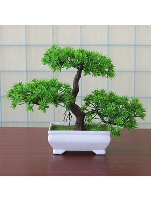 Ganbao C3 Bonsai Küçük Ağaç Saksı Yapay Bitkiler Sahte Bitki Çiçekler Saksı Süsler Ev Odası Masa Dekorasyon Otel Bahçe Dekor Için (Yurt Dışından)