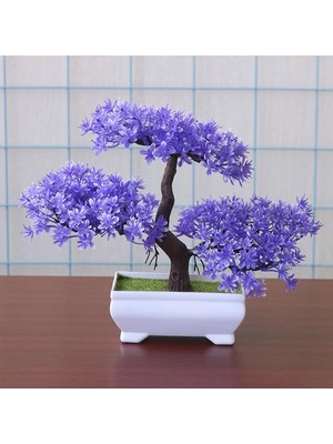 Ganbao C3 Bonsai Küçük Ağaç Saksı Yapay Bitkiler Sahte Bitki Çiçekler Saksı Süsler Ev Odası Masa Dekorasyon Otel Bahçe Dekor Için (Yurt Dışından)