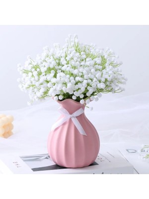 Ganbao Stil 1 20 cm Beyaz Gypsophila Yapay Çiçekler Düğün Dıy Buket Dekorasyon Aranjmanı Plastik Bebekler Nefes Sahte Çiçek Ev Dekor (Yurt Dışından)