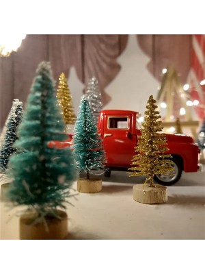 Ganbao Kırmızı Noel Kamyon Süsler Çocuklar Için Noel Hediyeleri Taşıma Noel Ağacı Araba Noel Dekorasyon 2022 Yeni Yıl Hediyesi Navidad (Yurt Dışından)