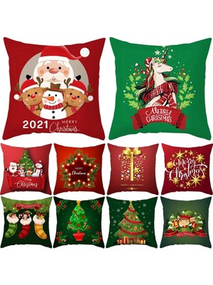 Ganbao Stil 31-52 45 x 45 Noel Minder Örtüsü Ev Için Merry Christmas Süslemeleri 2023 Noel Süs Navidad Noel Noel Hediyeleri Mutlu Yıllar 2024 (Yurt Dışından)