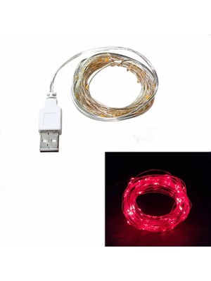 Ganbao Kırmızı USB 5m 50LED Noel Süslemeleri Yeni Yıl 2023 Için Ev Için, Noel Süsleri Için Garland Peri Dize Işık Noel Ağacı Dekorasyonu, (Yurt Dışından)