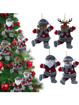 Ganbao 19 Noel Kardan Adam Elk Doll Merry Christmas Süsler 2022 Ev Noel Navidad Noel Mutlu Yeni Yıl 2023 Için Noel Süslemeleri (Yurt Dışından)