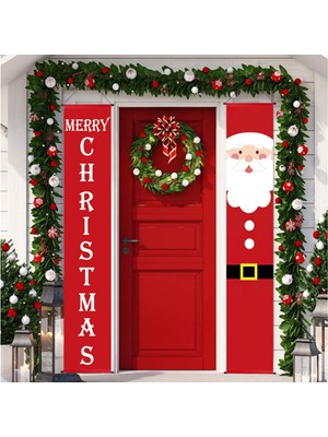 Ganbao Ceviz Asker B 30X180 cm Noel Kapı Dekorasyonu 2023 Merry Christmas Banner Dekor Ev Asılı Noel Süs Navidad Mutlu Yeni Yıl Hediyesi 2024 (Yurt Dışından)