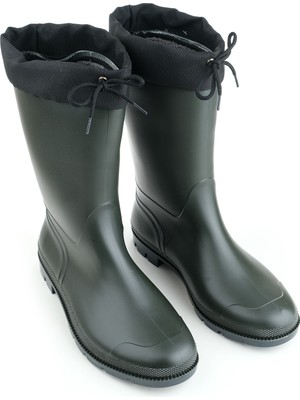 Gezer Kışlık Bağcıklı Içi Kürklü Su Geçirmez Erkek Çizme