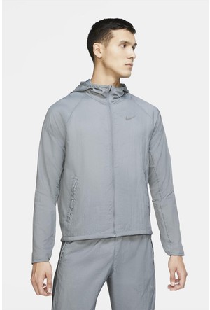 Nike essential hooded outlet running zip ceket