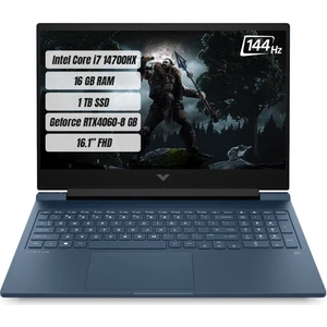 Hp Victus 16-R1001NT Intel Core I7 14700HX 16 GB 1 Tb SSD RTX4060-8GB Freedos 16.1" Fhd 144 Hz Taşınabilir Bilgisayar 9J205EA