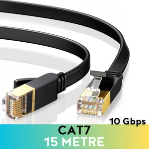 Cat7 15 Metre Ethernet Kablosu 10GBPS Premium Internet Lan Kablo 15MT
