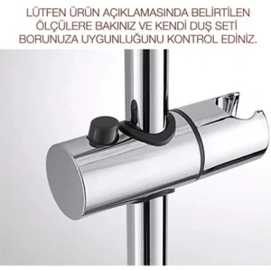 Krom Kaplama Tepe Yağmurlama Duş Seti Robotu Başlık Sabitleyici Mafsal Yedek Parça