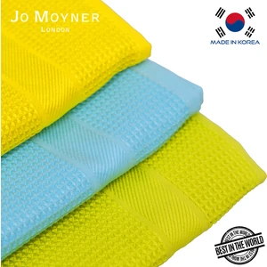 Jo Moyner 3'lü Mikrofiber Temizlik Bezi Sihirli Bez Su Emici Leke Tutmaz Cam Mutfak Banyo Oto 40X60 cm Made In Korea JM-350