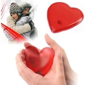 Süper Mix 5 Adet Isıtıcı Jel Cep Soba Isıtıcı Kalp Şekilli El Cep Isıtma
