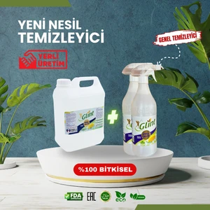 5 Lt + 2 x 1 Lt.  Bitkisel Banyo ve Mutfak Temizleyici Yağ Sökücü Kireç Çözücü Spreyi