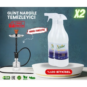 Hookah 2 x 1 Lt %100 Bitkisel Kimyasalsız Kokusuz Nargile Takımı Temizleyici Sprey