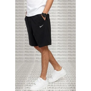 Shorts Club Swoosh Jersey Unisex Yazlık Ince %100 Pamuklu Şort Siyah