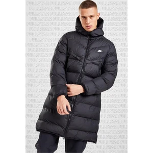 Storm Fit Primaloft Filled Full Zip Black Parka Erkek Uzun Mont Parka Siyah