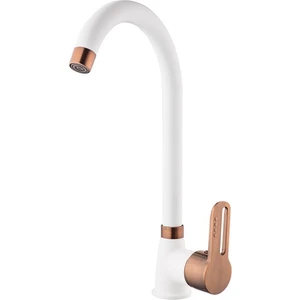 Inci Mix Beyaz-Bakır Evye Bataryası ( Uzun Borulu)