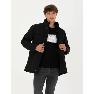 Pierre Cardin Erkek Siyah Şişme Mont 50275485-VR046